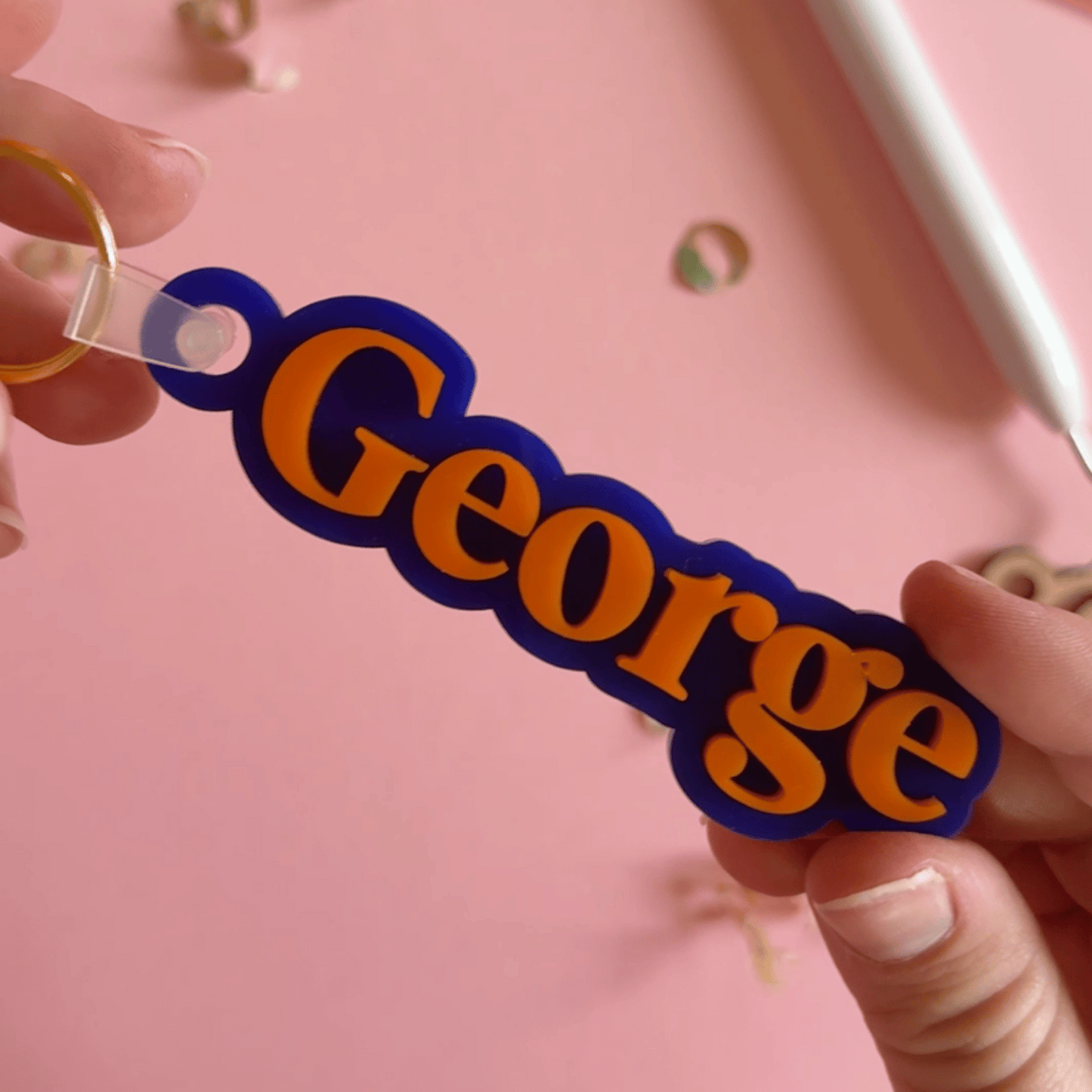 Name Bag Tag (Single Name)