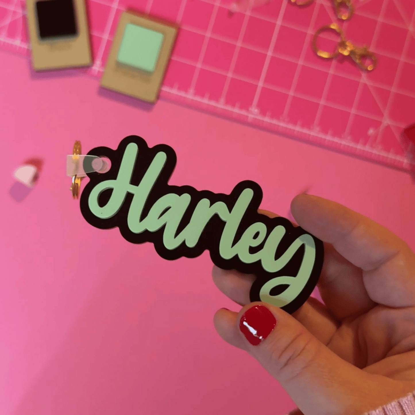 Name Bag Tag (Single Name)