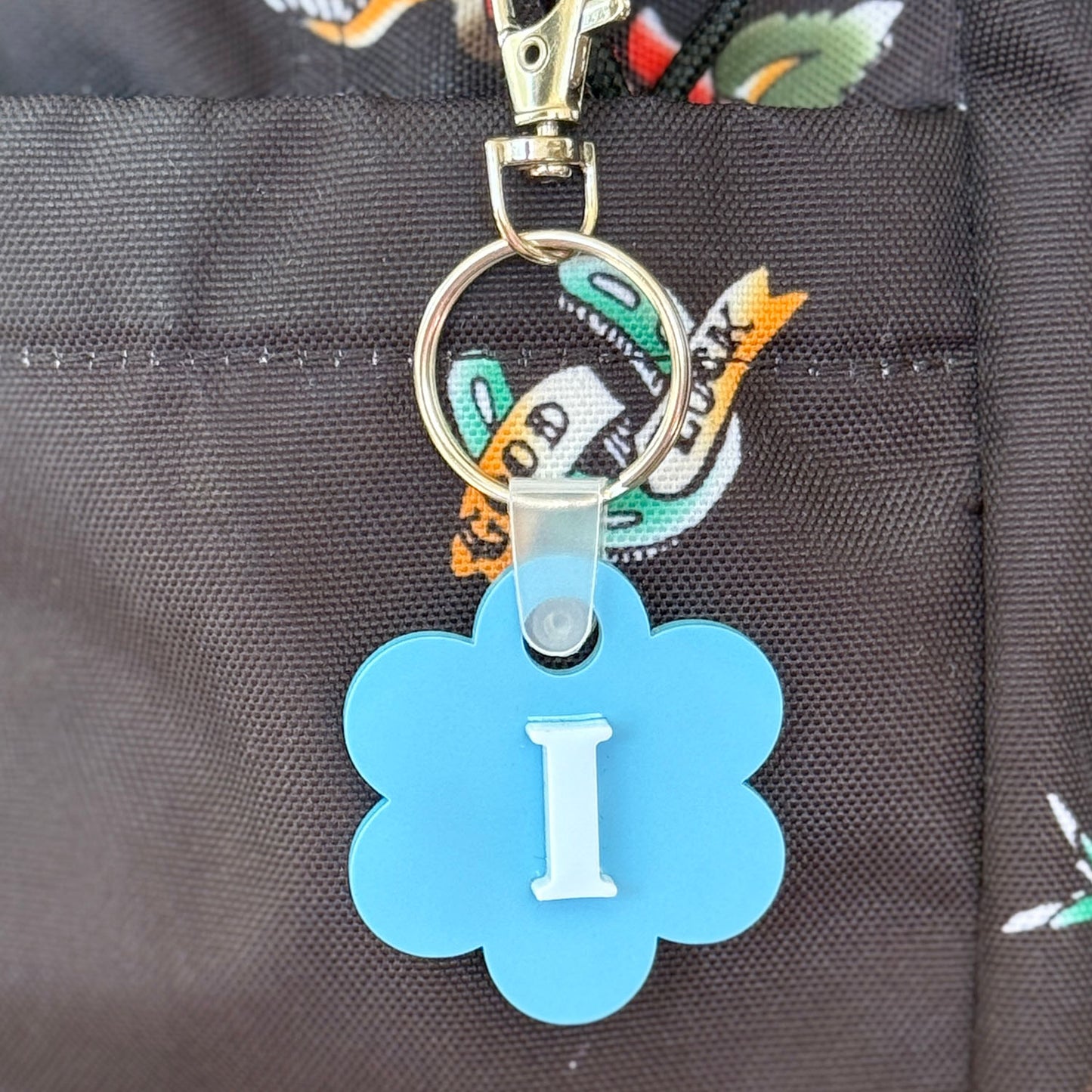 Letter on Daisy Bag Tag