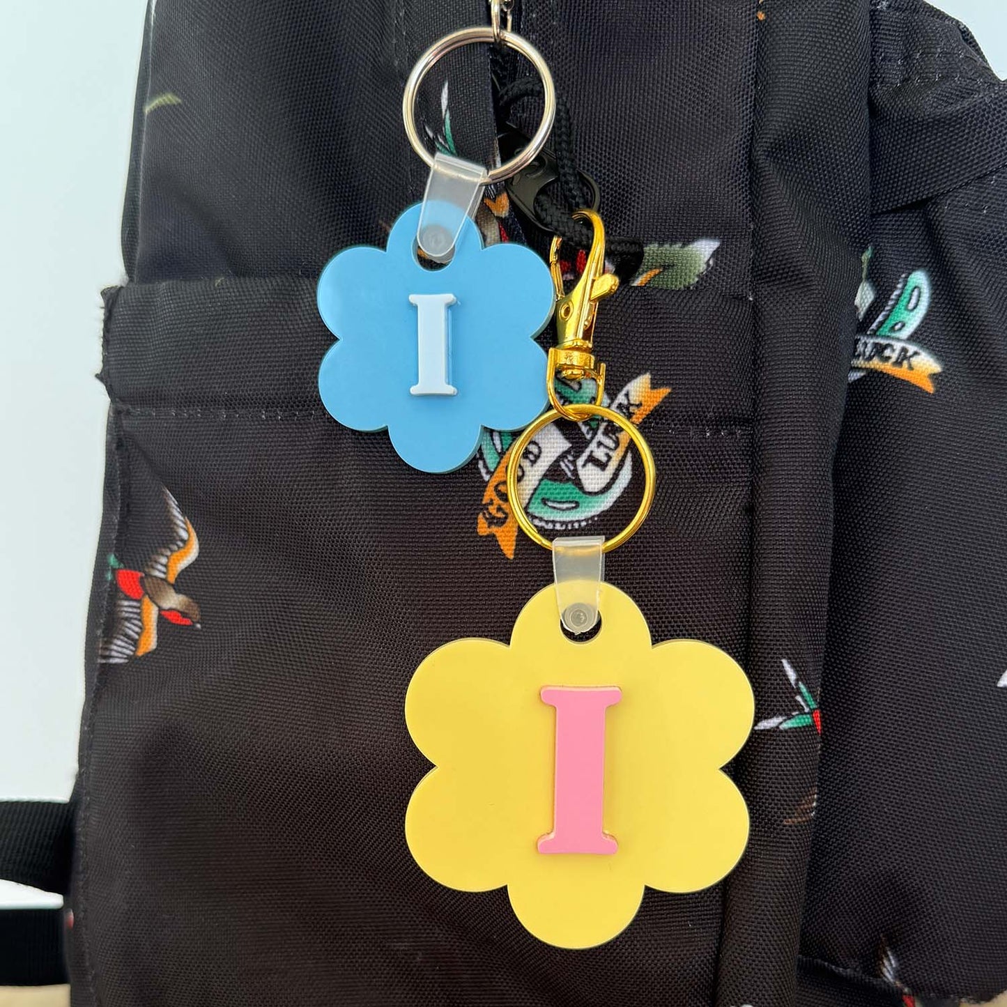 Letter on Daisy Bag Tag