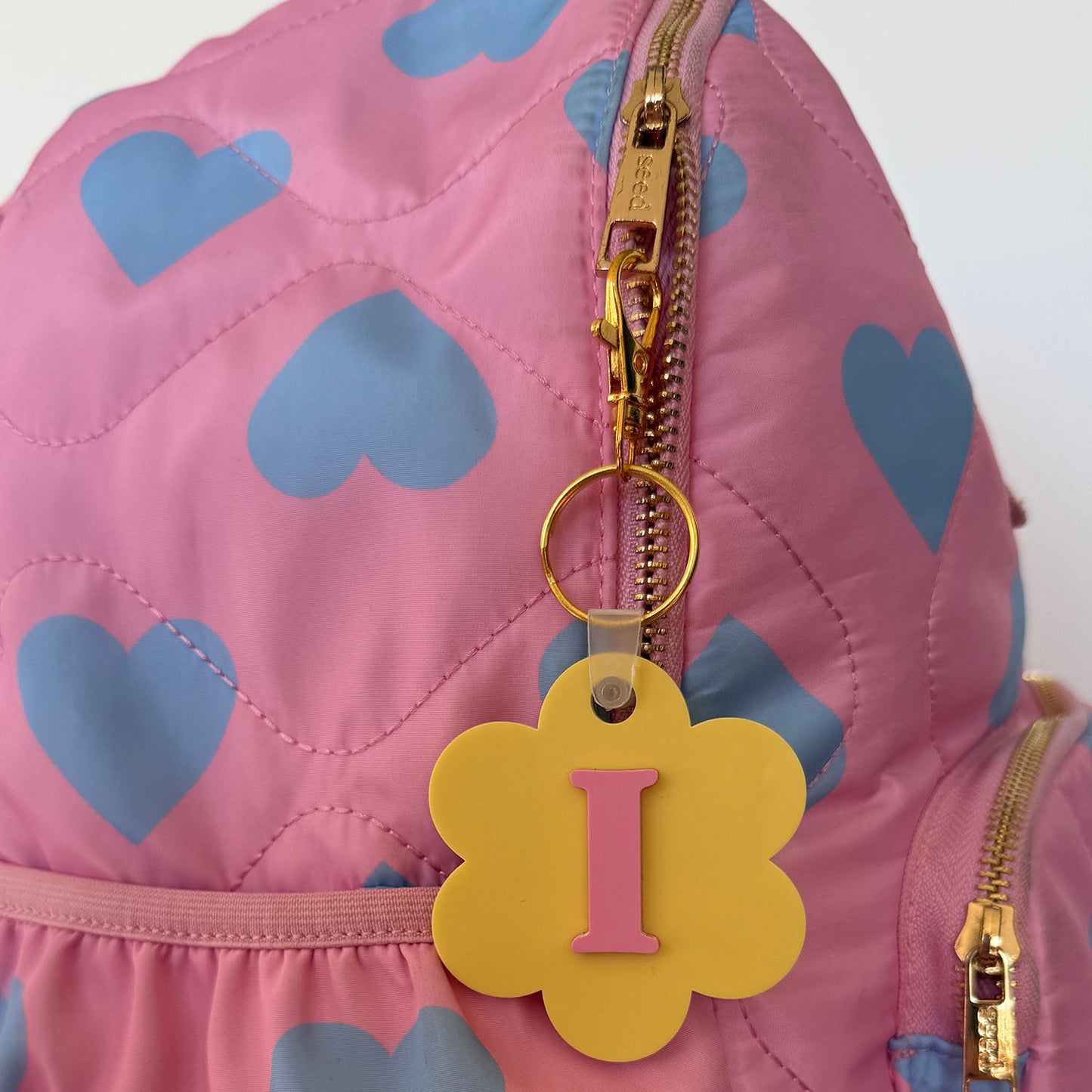 Letter on Daisy Bag Tag
