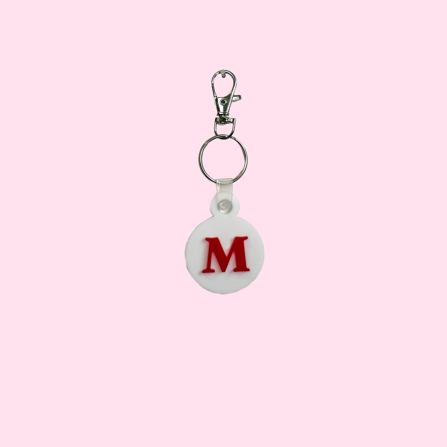 Letter on Circle Bag Tag