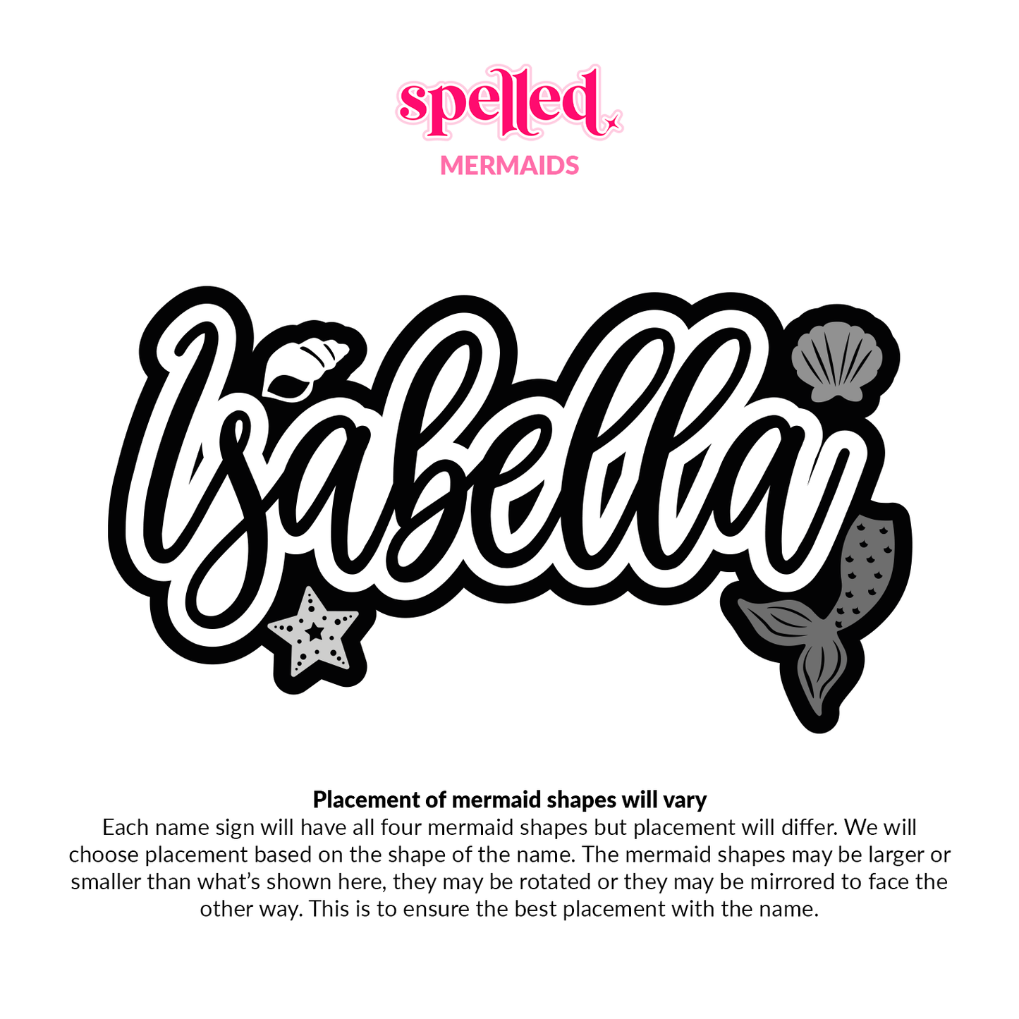 Mermaid Name Sign