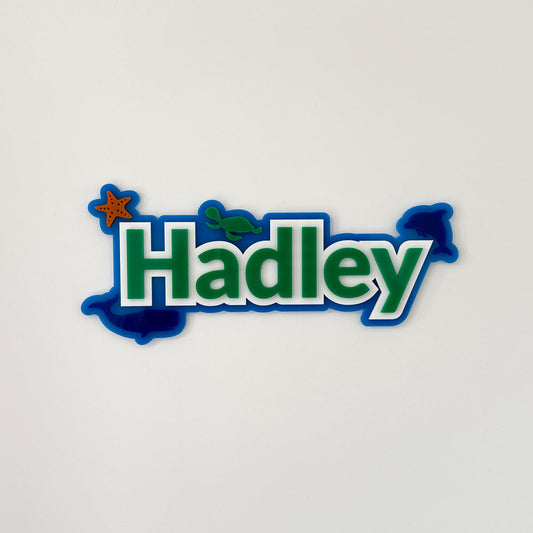 Sea Life Name Sign
