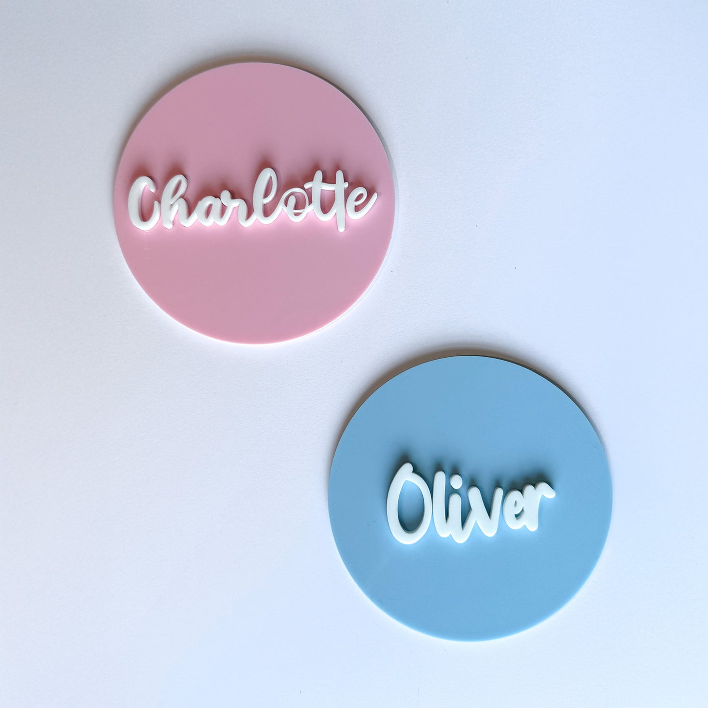 Circle Baby Announcement Plaque