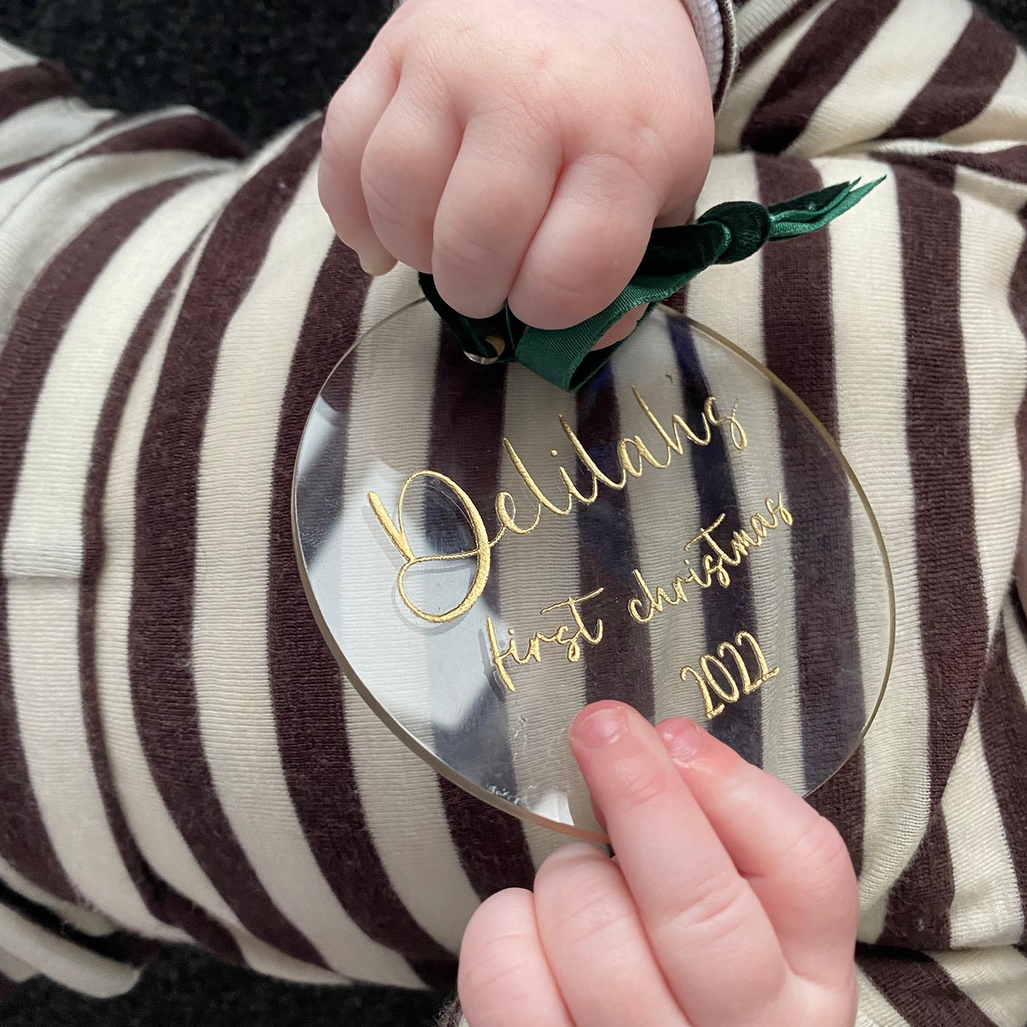 Baby's First Christmas Circle Decoration