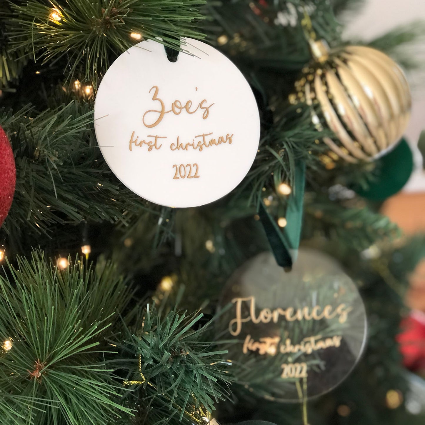 Baby's First Christmas Circle Decoration