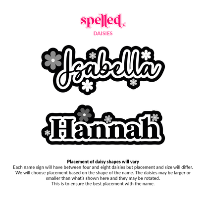Daisy Name Sign