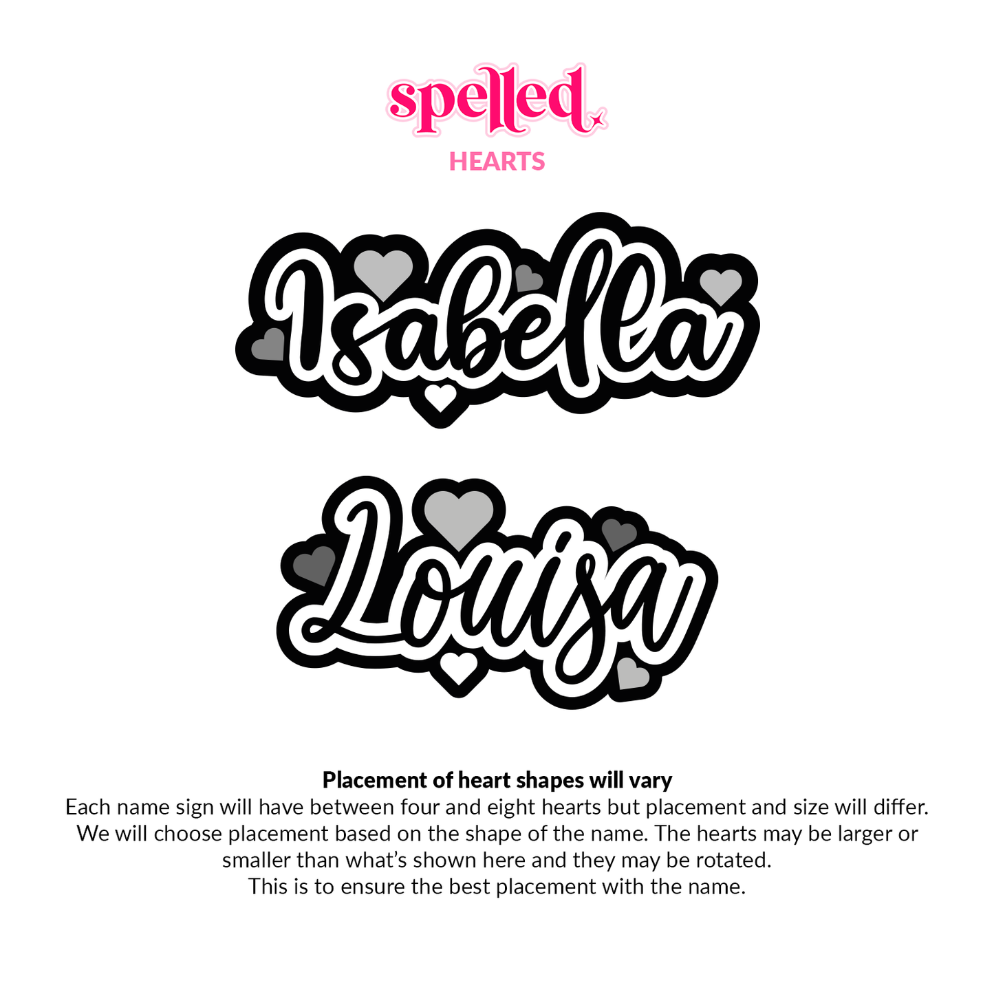 Heart Name Sign