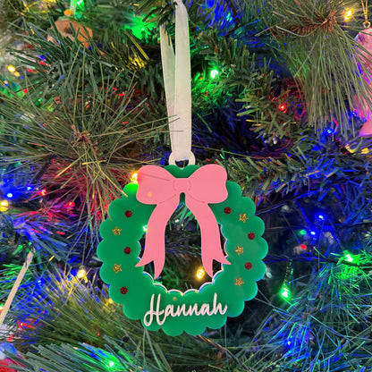 Personalised Wreath Ornament