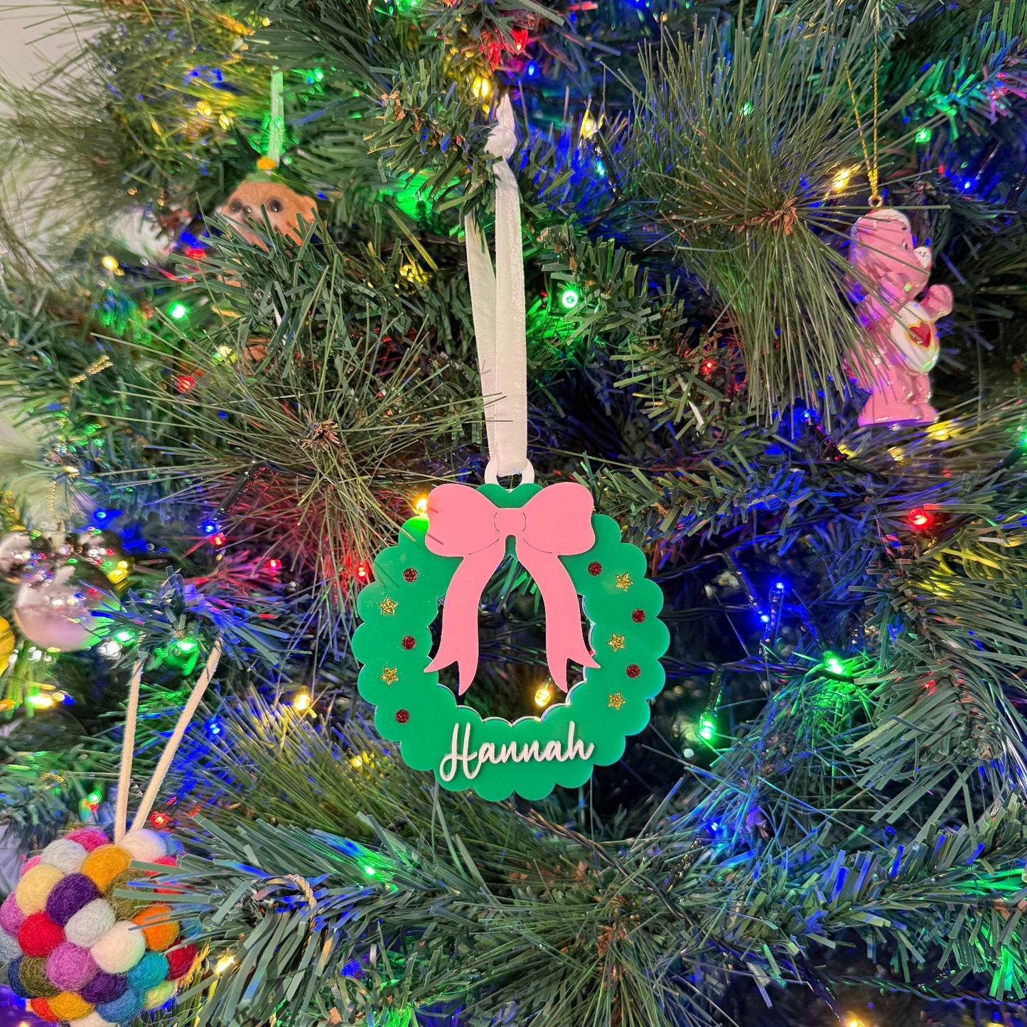 Personalised Wreath Ornament