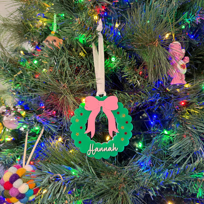 Personalised Wreath Ornament
