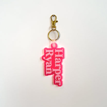 Name Bag Tag (Two Names)