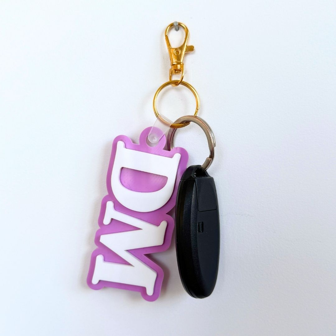 Initials Key Ring
