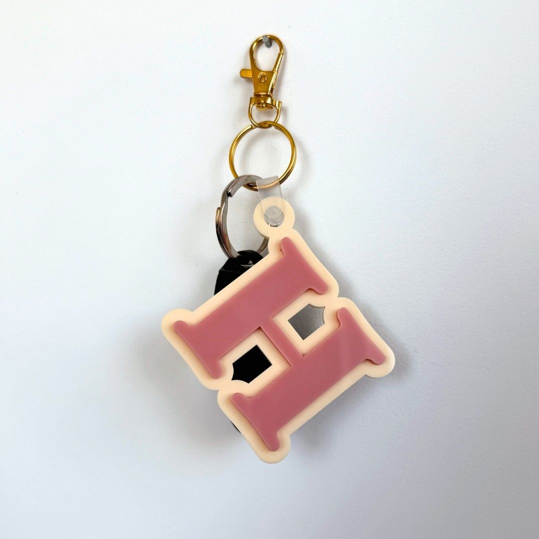 Letter Key Ring