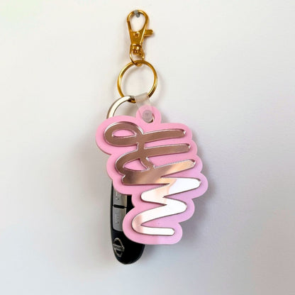 Initials Key Ring