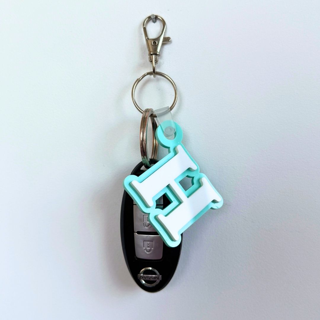 Letter Key Ring