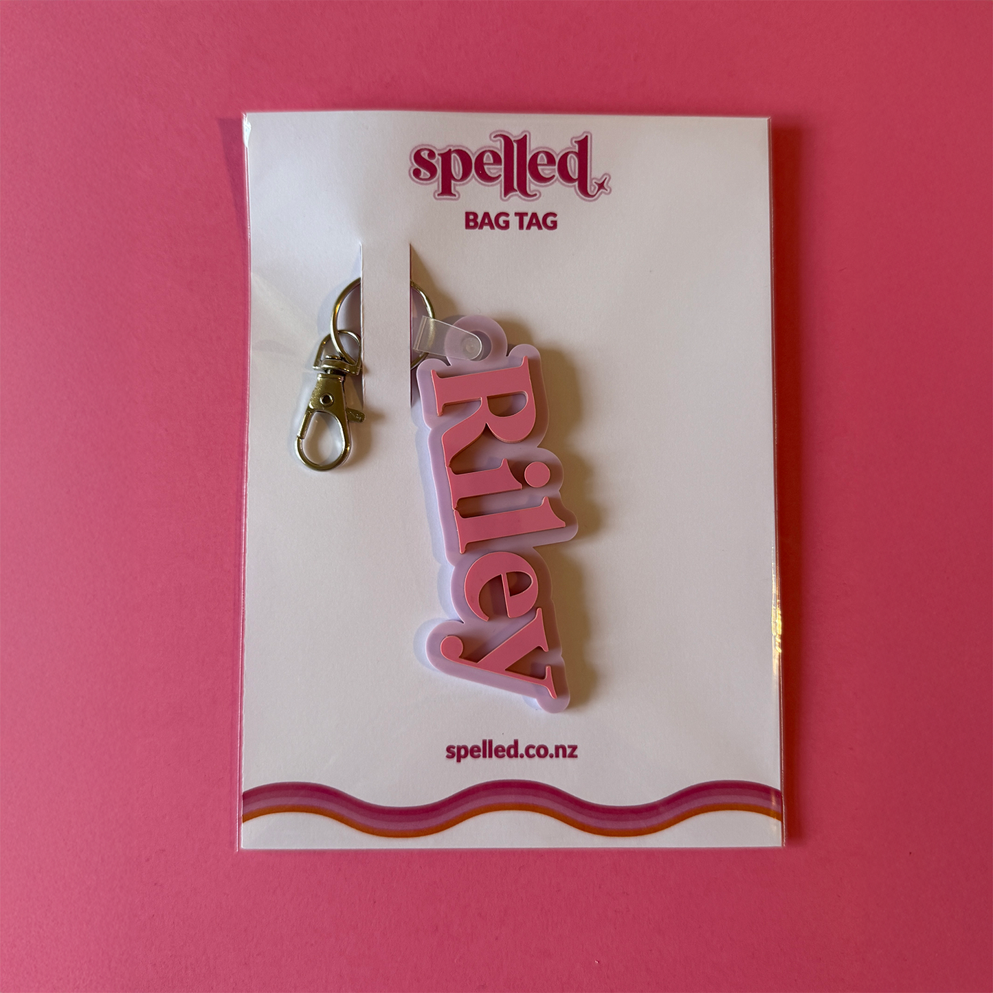 Name Bag Tag (Single Name)