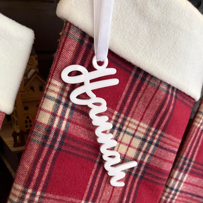 Stocking Name Tag