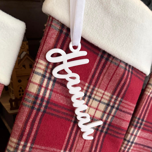 Stocking Name Tag
