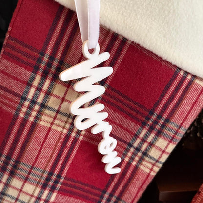 Stocking Name Tag