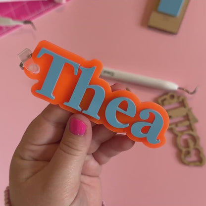Name Bag Tag (Single Name)