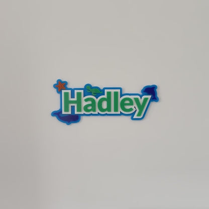 Sea Life Name Sign