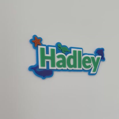 Sea Life Name Sign